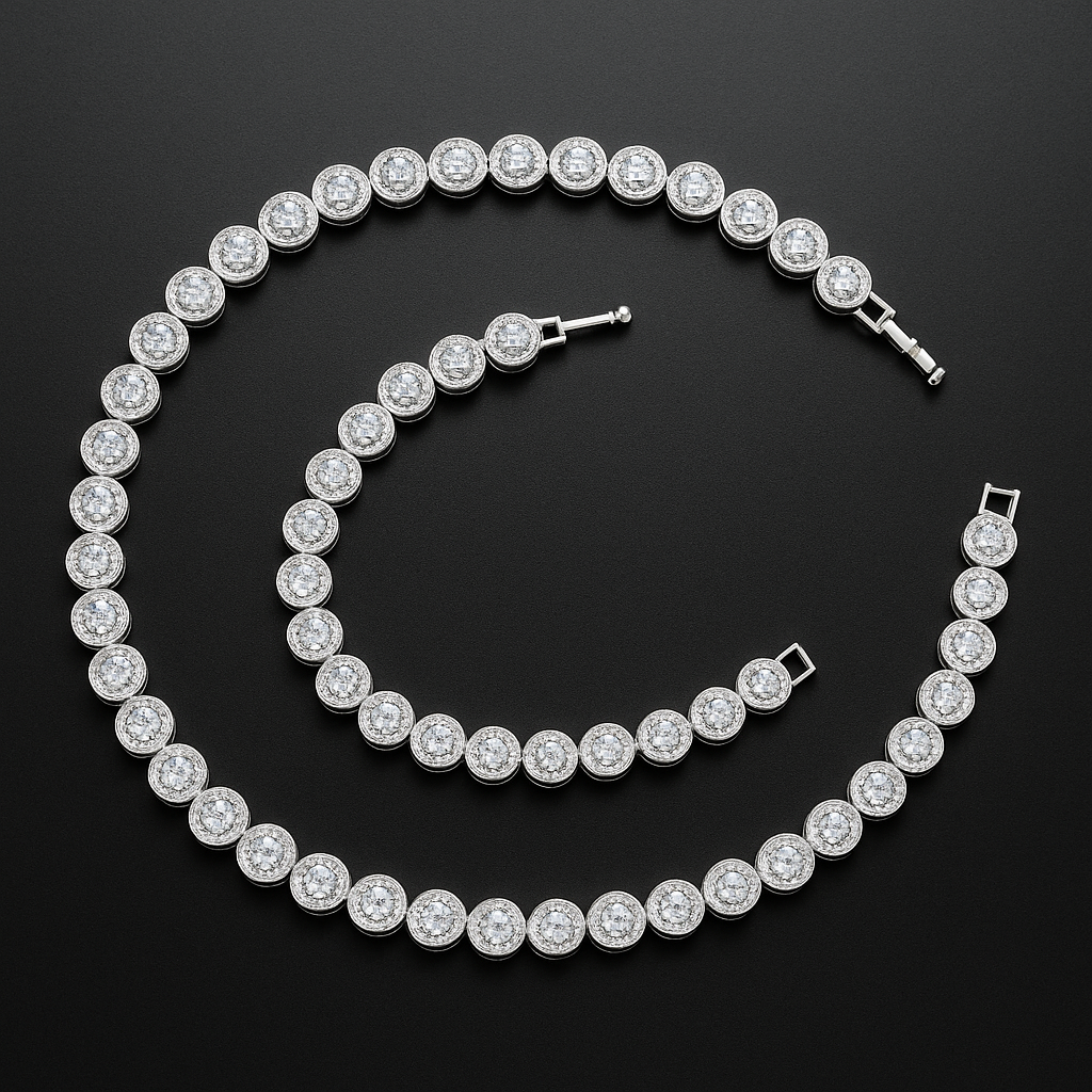 Luxury Bracelet and Necklace Set- Gold Plated