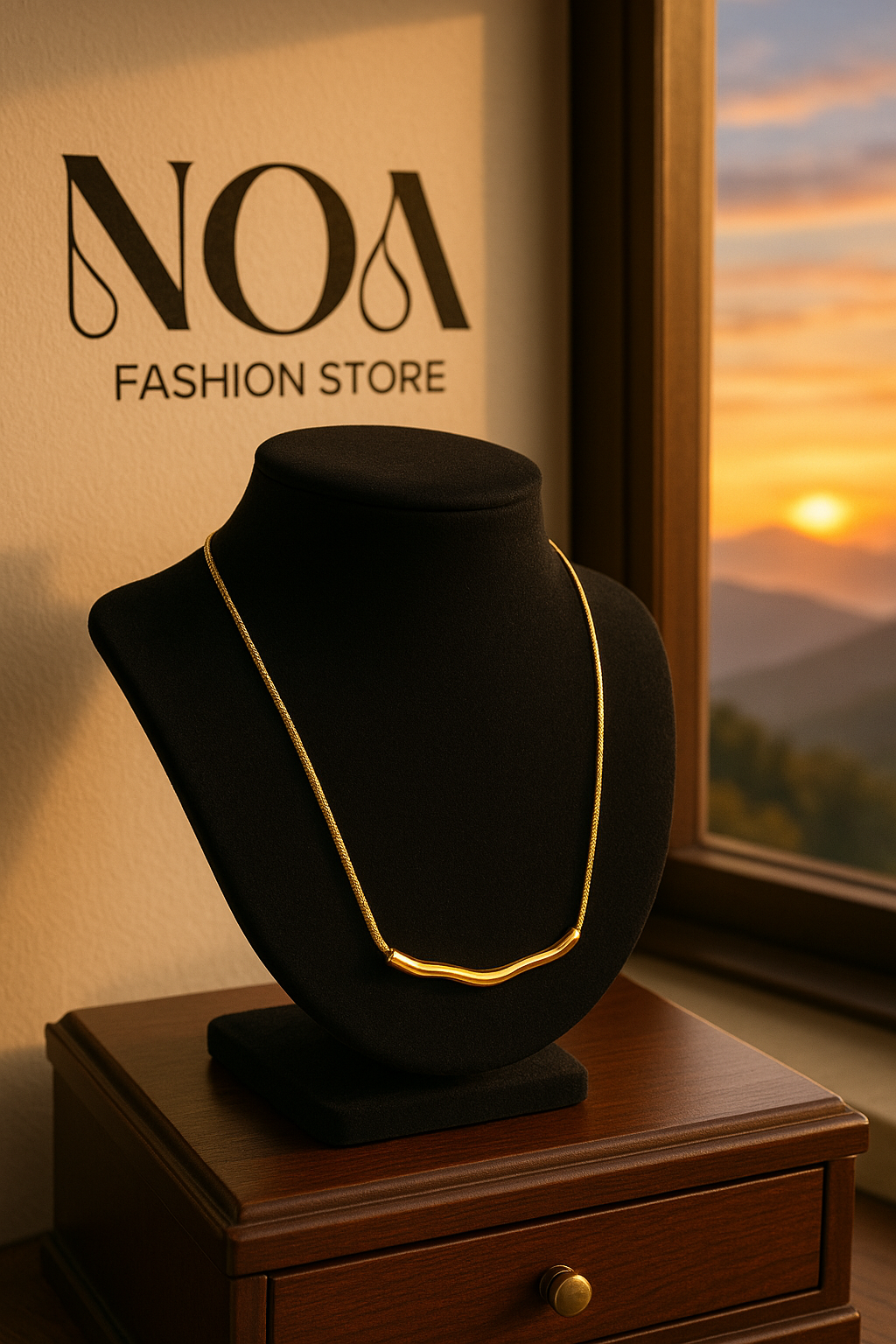 NOA's Link Gold Necklace – A Timeless Embrace in 14K Gold Plating