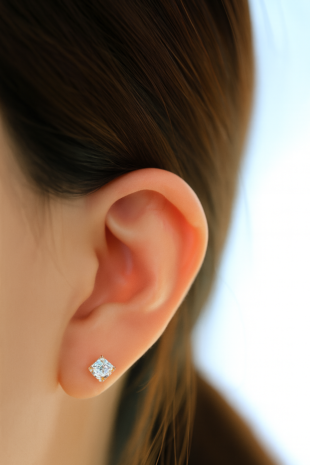 Trend Stud Earrings- 925 Sterling silver 14k Gold Plated