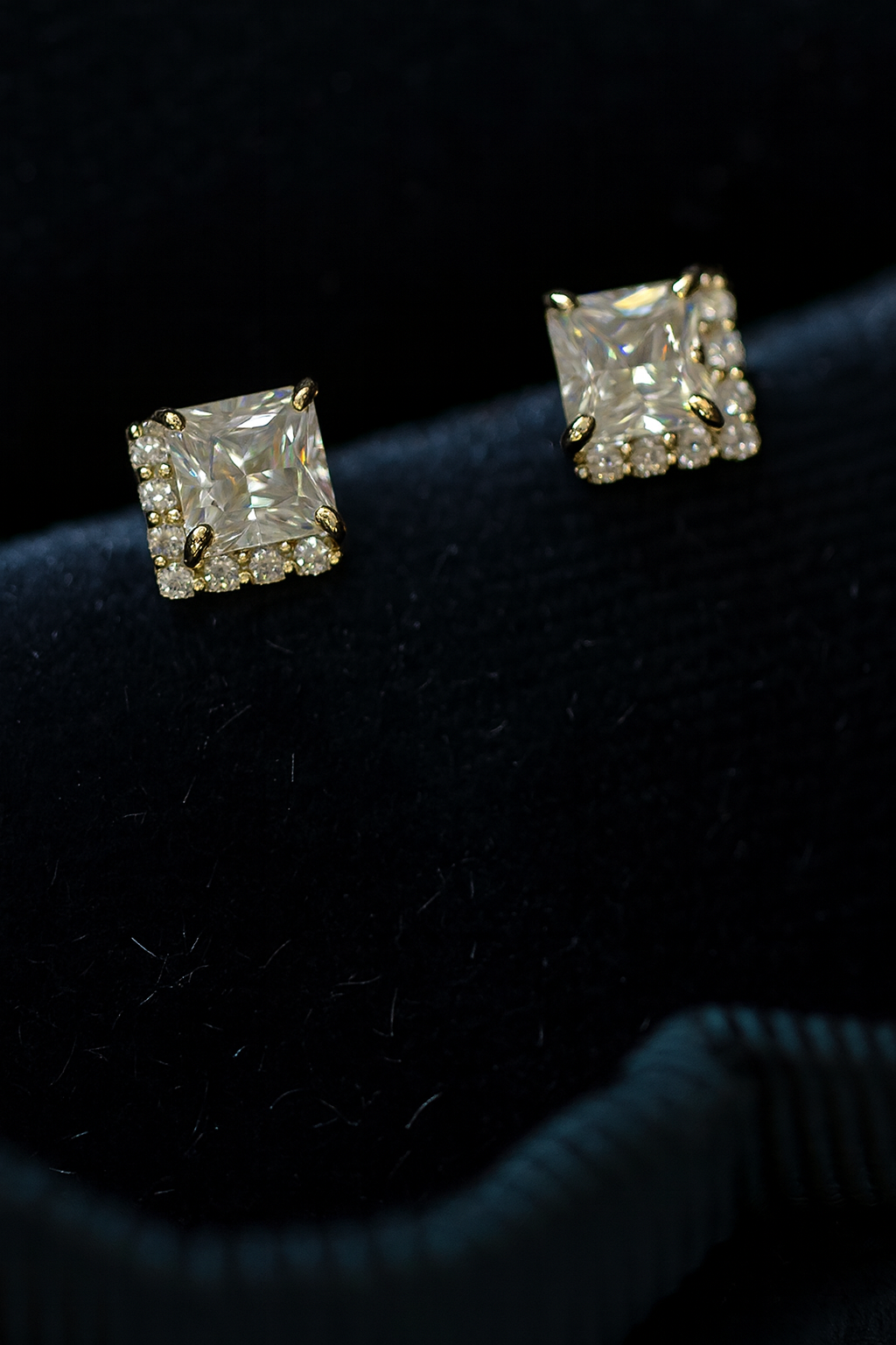 Trend Stud Earrings- 925 Sterling silver 14k Gold Plated