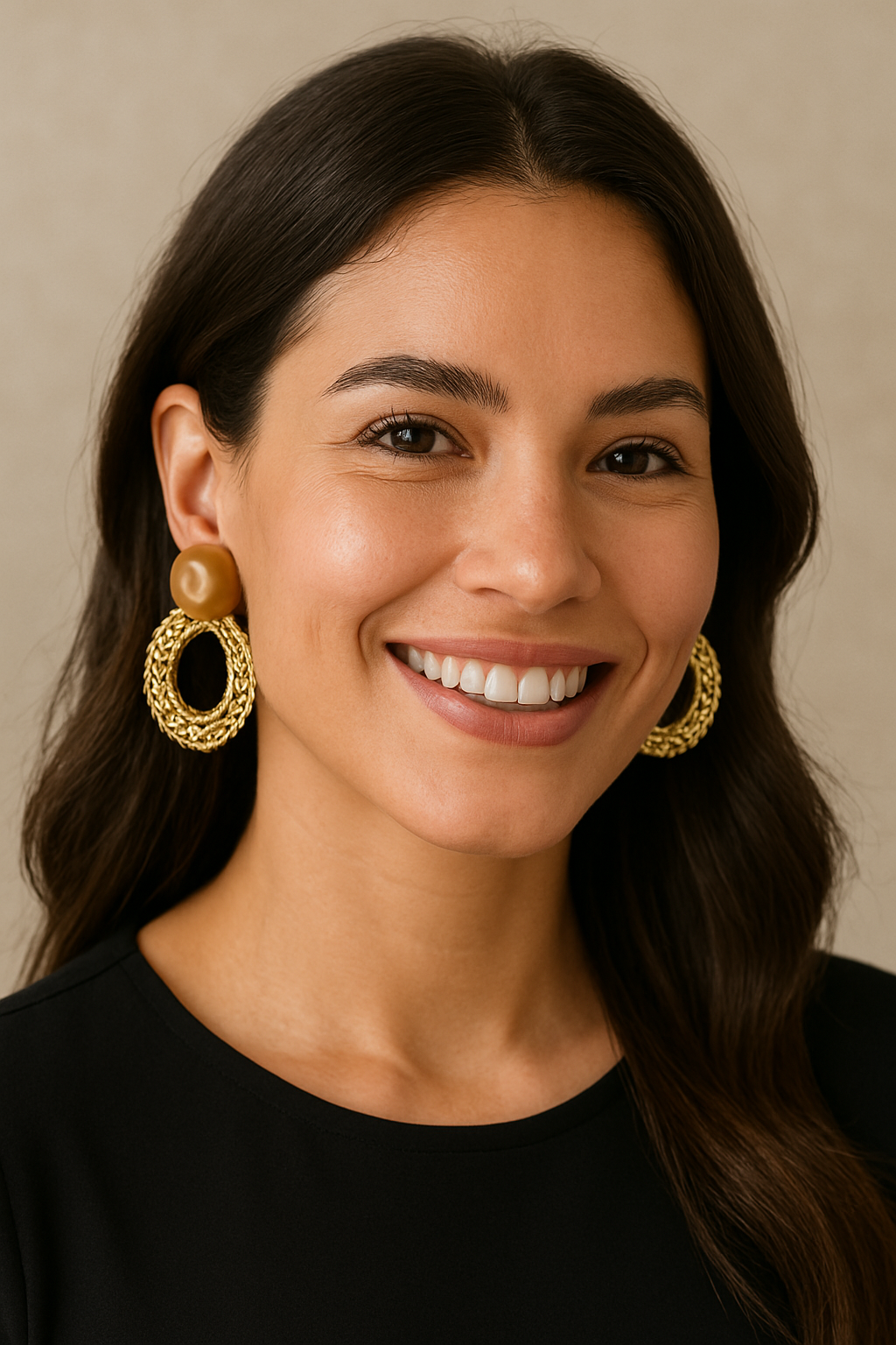 Geometric Minimalist Drop Earrings