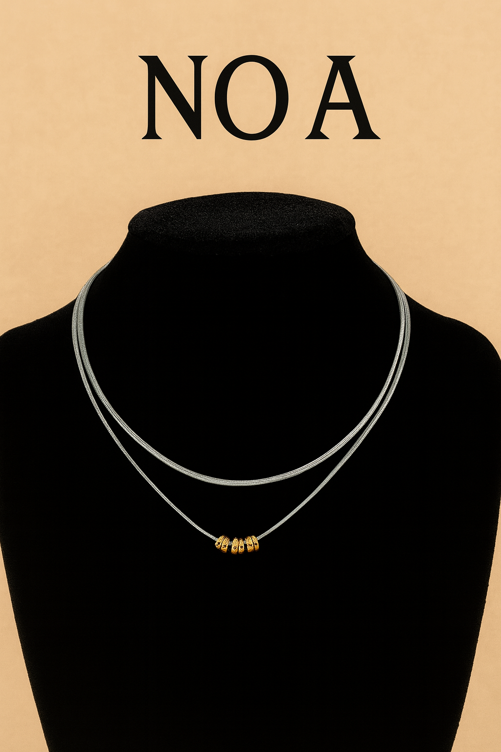 Multi Strand Necklace- 18k Gold plated