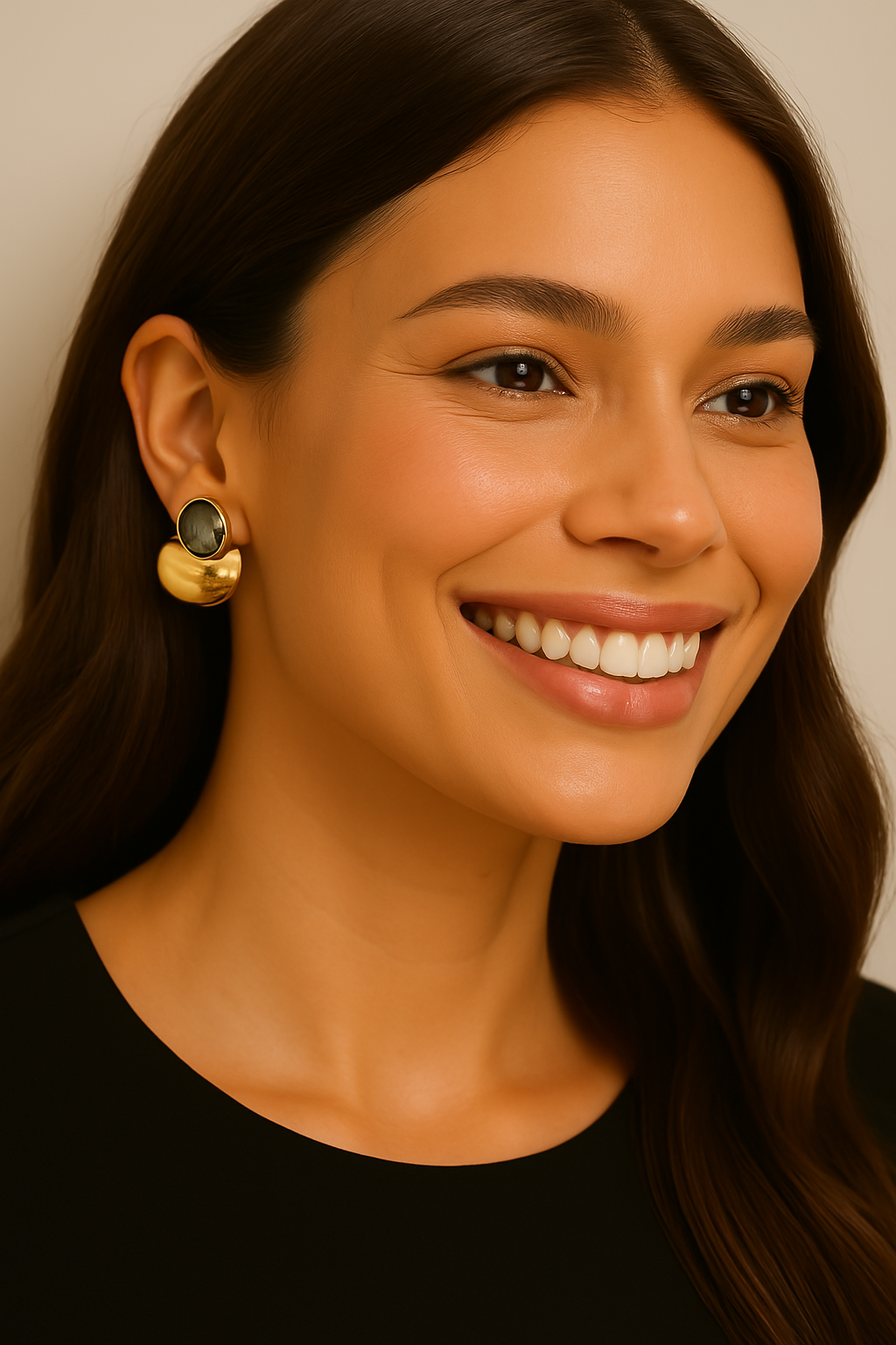 Geometric Vintage Drop Earrings