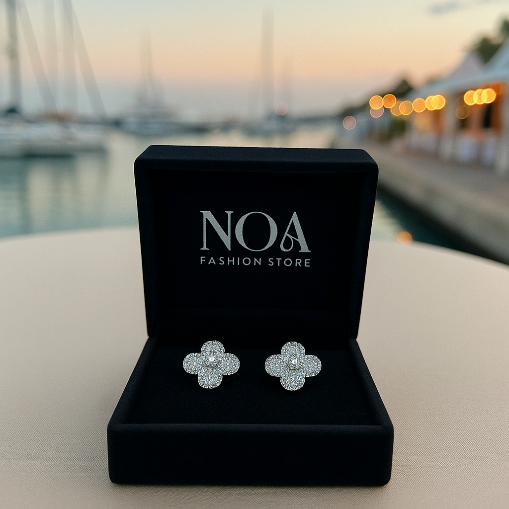 Radiance Stainless Steel Earrings – A Timeless Love Story