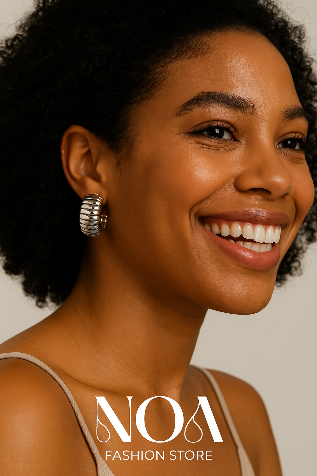 Geometric Elegance Studs – Bold 18K Gold-Plated Stainless Steel | NOA