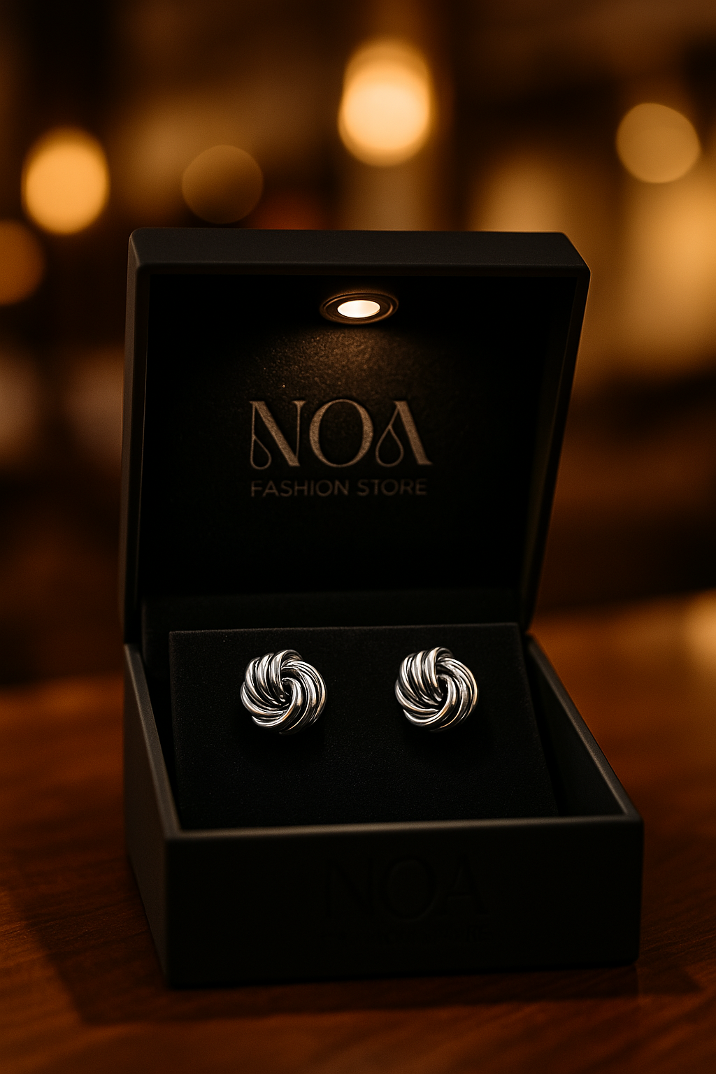 Modern Muse Studs – Bold Brass Geometry in Gold or Silver | NOA