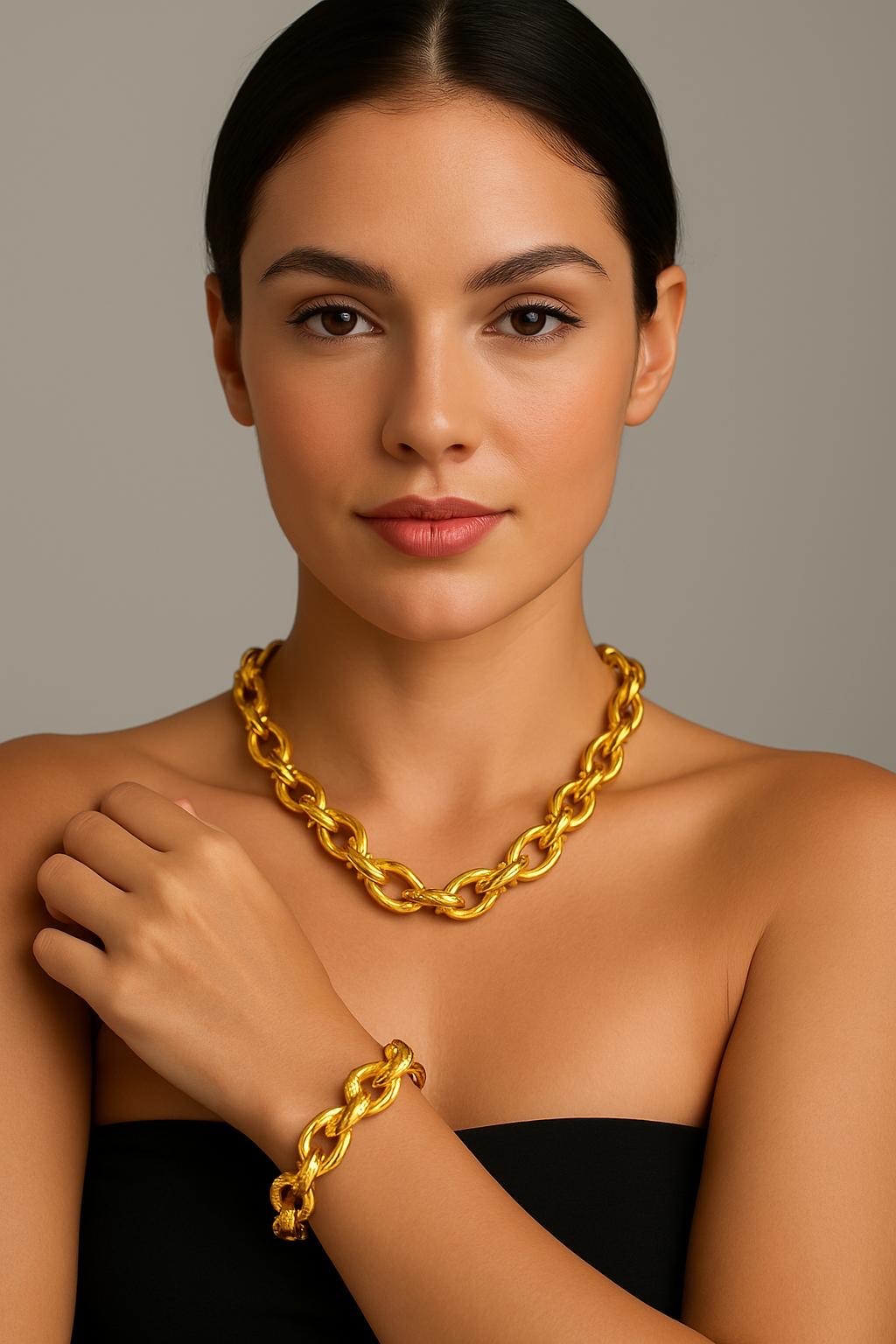 Chunky Hip-Hop Chain – 18K Gold Plated
