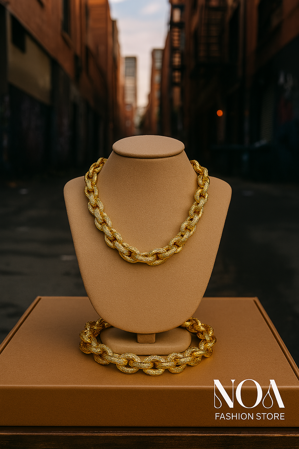 Chunky Hip-Hop Chain – 18K Gold Plated