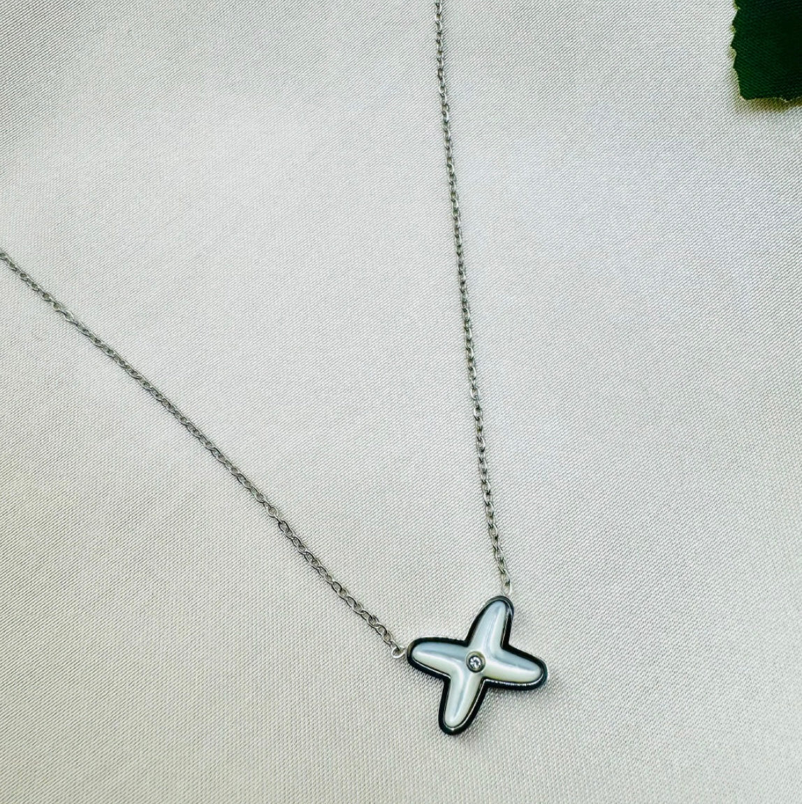 925 Sterling Silver 14K Gold-Plated Mariposa Necklace