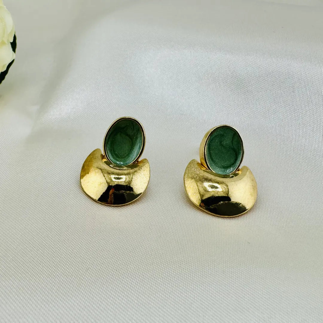 Geometric Vintage Drop Earrings