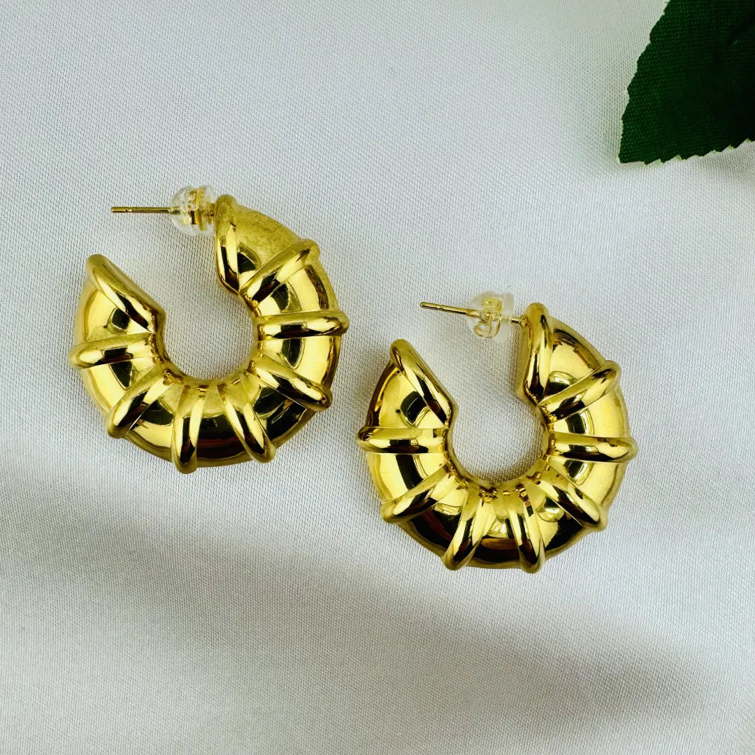 Ttitanium Huggie Earrings