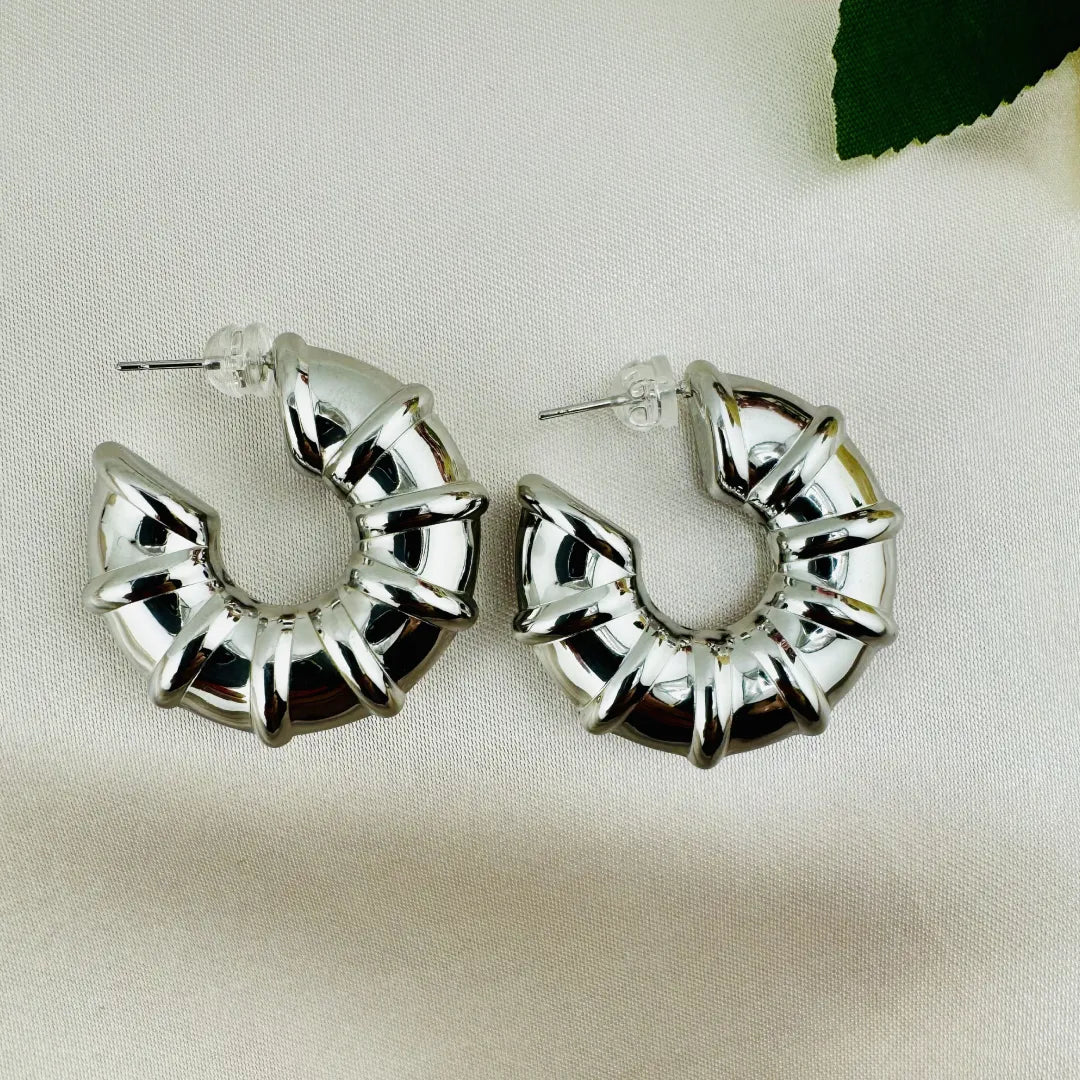 Ttitanium Huggie Earrings